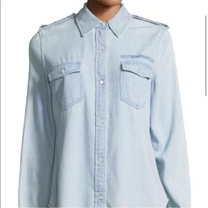 Frame Denim Light Blue Denim Button up shirt